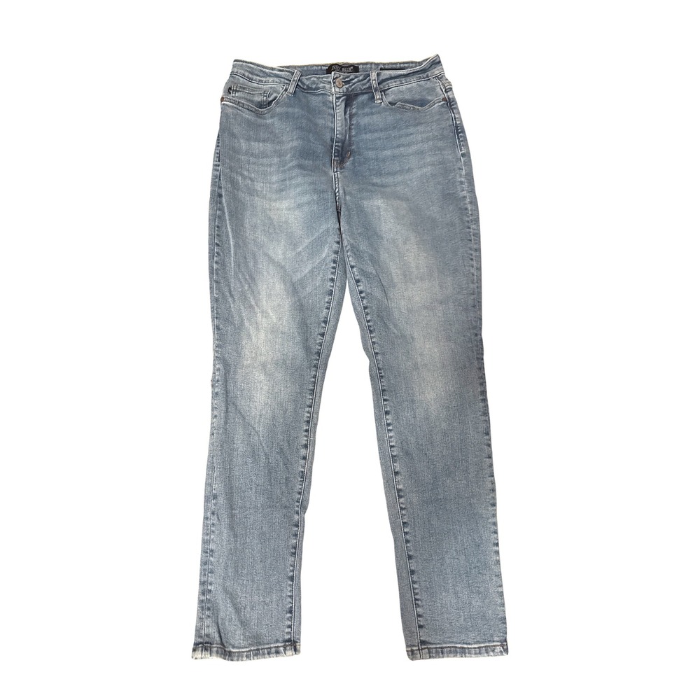 Judy Blue Boyfriend Fit Jeans Light Wash High Rise Denim Womens  11/30 JB88337
